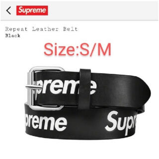 Supreme - Supreme Repeat Leather Belt "Black" S/M