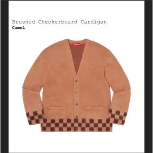 ブランド Supreme - Supreme Brushed Checkerboard Cardigan Lの通販 by まこちゃん's shop|シュプリームならラクマ ブラッシュ