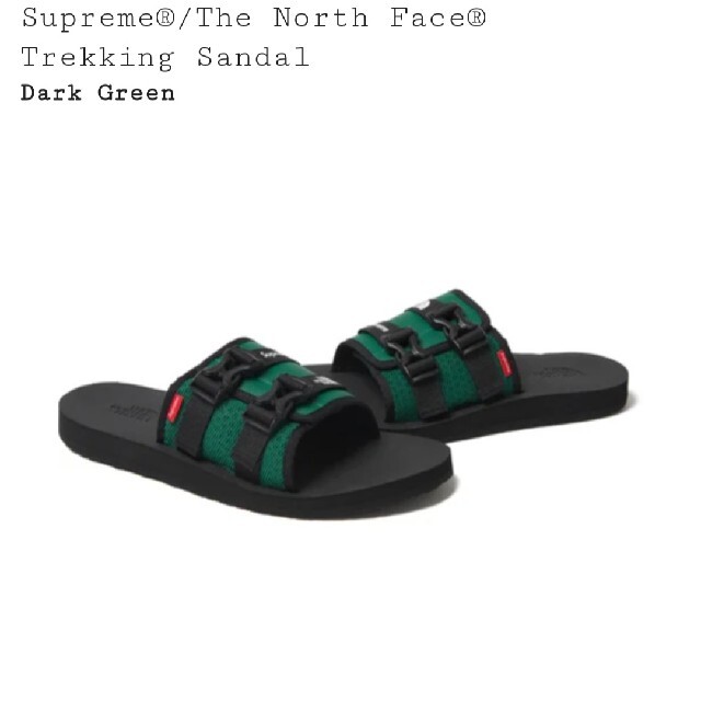 Supreme(シュプリーム)の26cm Supreme The North Face Sandal green メンズの靴/シューズ(サンダル)の商品写真