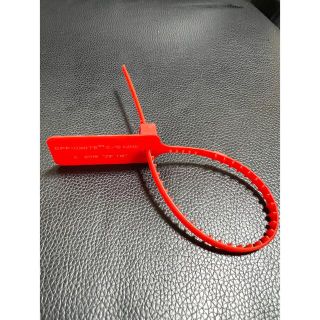 OFF-WHITE NIKE "ZIP TIE" カスタムスニーカー用 赤タグ(スニーカー)