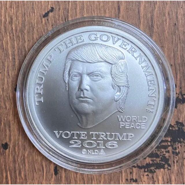 トランプ大統領銀貨　三種