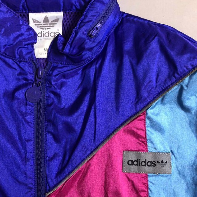 adidas(アディダス)のアディダス ナイロンジャケット トラック クレイジーパターン 90 シルバータグ メンズのジャケット/アウター(ナイロンジャケット)の商品写真