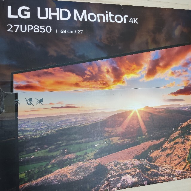 LG 27UP850-W モニター 27インチ カラーマネジメント 4K - ディスプレイ