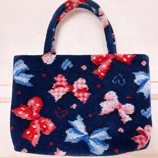 キラキララメ【新品】フェイラー⭐︎リボンリボン⭐︎ミニトート