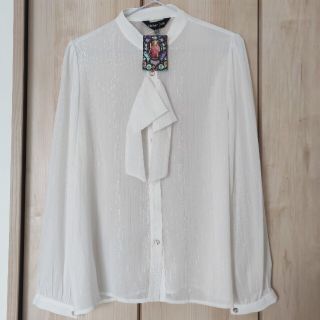 レイビームス(Ray BEAMS)の【新品】デッドストックsisterjaneリボンブラウス　raybeams(シャツ/ブラウス(長袖/七分))