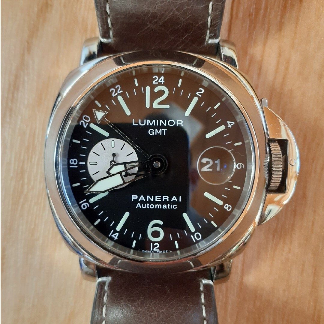 OFFICINE PANERAI(オフィチーネパネライ)のパネライ　ルミノール　GMT　保証書 メンズの時計(腕時計(アナログ))の商品写真