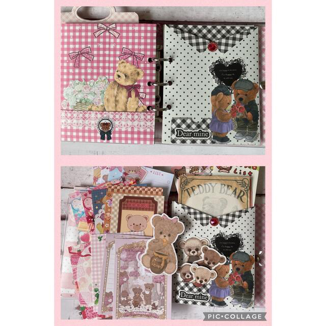 おすそ分けファイル♡ベア型ʕ•ᴥ•ʔバインダー