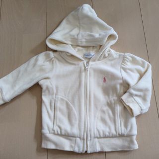 ポロラルフローレン(POLO RALPH LAUREN)の美品✨Ralph Lauren　baby70　 ベロアパーカー(カーディガン/ボレロ)