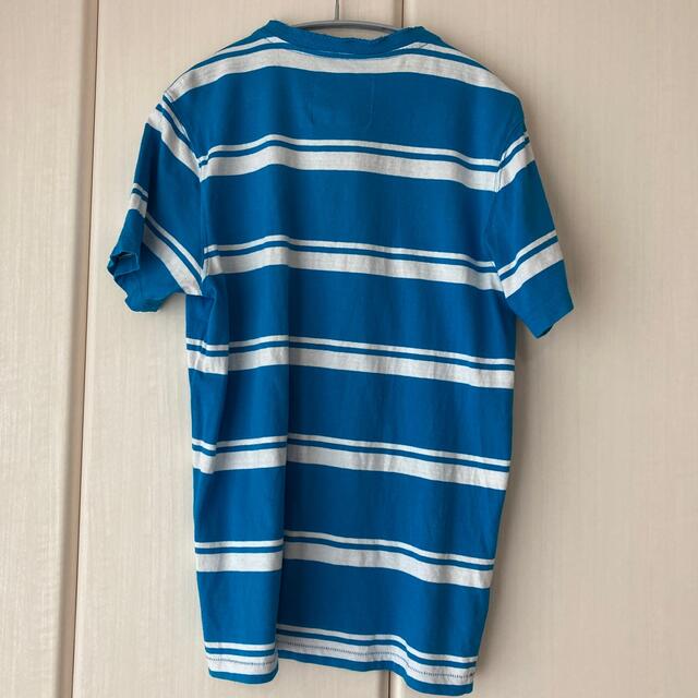 メンズ　水色　Tシャツ メンズのトップス(Tシャツ/カットソー(半袖/袖なし))の商品写真