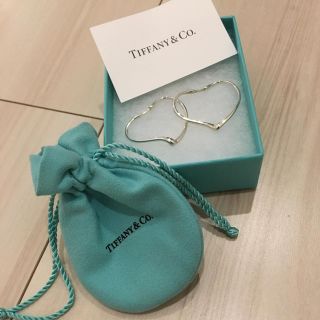 ティファニー(Tiffany & Co.)の♡ティファニー オープンハート フープピアス S♡(ピアス)