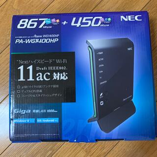 エヌイーシー(NEC)のNEC 無線LANルーター  PA-WG1400HP(その他)