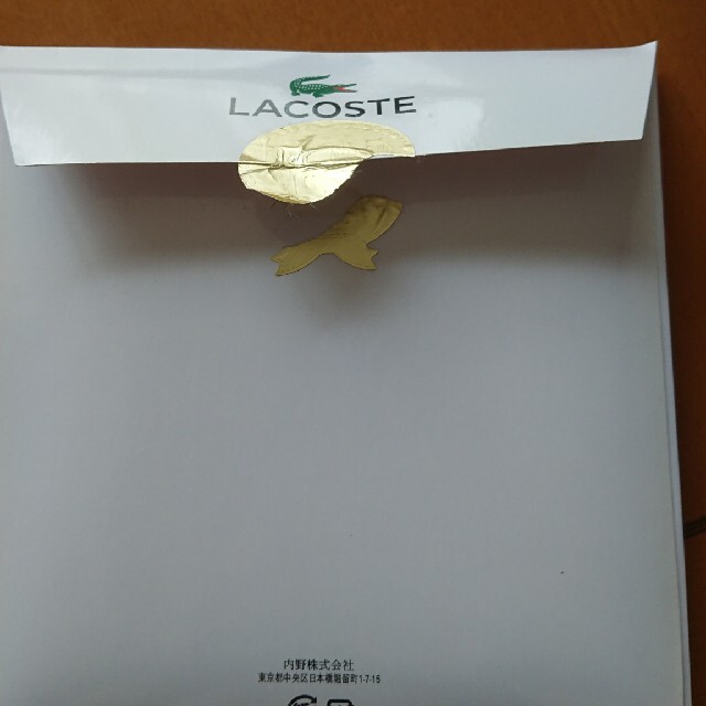 LACOSTE(ラコステ)の新品⭐LACOSTE⭐タオルハンカチ メンズのファッション小物(ハンカチ/ポケットチーフ)の商品写真