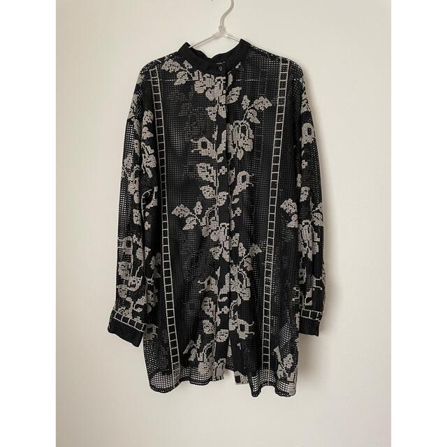 アメリヴィンテージ　MEDI CROSS STITCH LIKE SHIRT