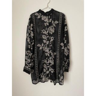 アメリヴィンテージ(Ameri VINTAGE)のアメリヴィンテージ　MEDI CROSS STITCH LIKE SHIRT(シャツ/ブラウス(長袖/七分))