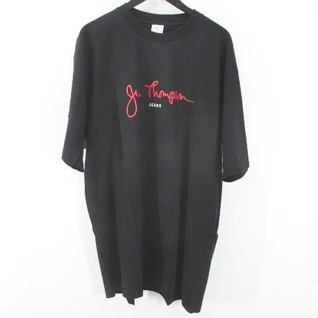 Jim Thompson(ジムトンプソン)のJIM THOMPSON 半袖 カットソー Tシャツ L 黒系 ブラック  メンズのトップス(Tシャツ/カットソー(半袖/袖なし))の商品写真