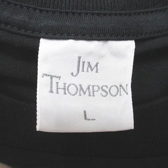 Jim Thompson(ジムトンプソン)のJIM THOMPSON 半袖 カットソー Tシャツ L 黒系 ブラック  メンズのトップス(Tシャツ/カットソー(半袖/袖なし))の商品写真