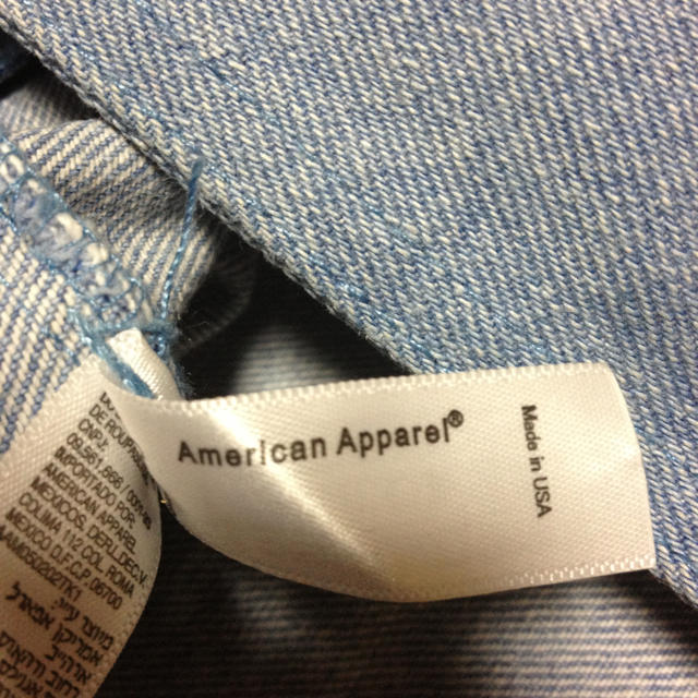 American Apparel(アメリカンアパレル)のアメアパ シティバック デニム レディースのバッグ(ショルダーバッグ)の商品写真