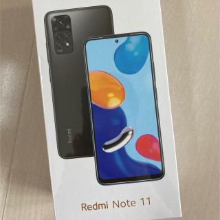 アンドロイド(ANDROID)の［新品未開封］ Redmi Note 11 グラファイトグレー 64GB(スマートフォン本体)