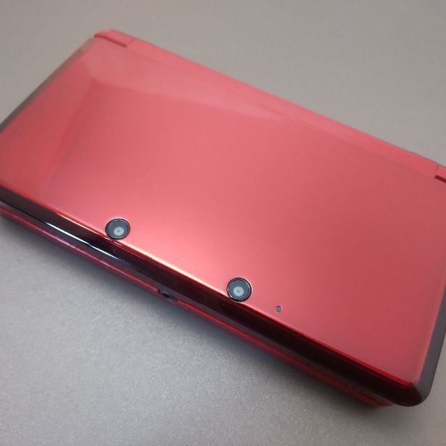 安心の整備済み！◆任天堂3DS 本体◆フレアレッド◆98 2