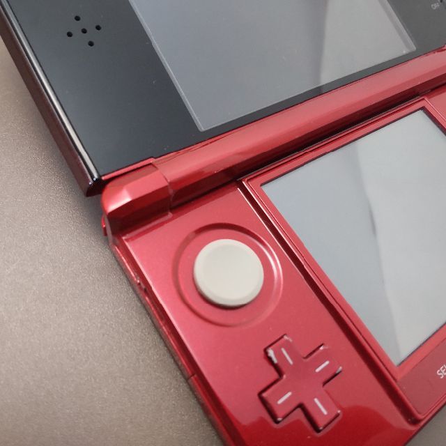 安心の整備済み！◆任天堂3DS 本体◆フレアレッド◆98 4