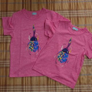 ハッカキッズ(hakka kids)の★新品★　ハッカキッズ　カブトムシTシャツ　110cm＆130cm(Tシャツ/カットソー)