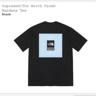 シュプリーム(Supreme)のSupreme The North Face bandana tee black(Tシャツ/カットソー(半袖/袖なし))