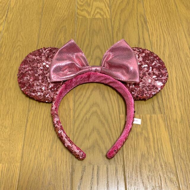 Disney ディズニー カチューシャ ピンク スパンコールの通販 By Re ディズニーならラクマ