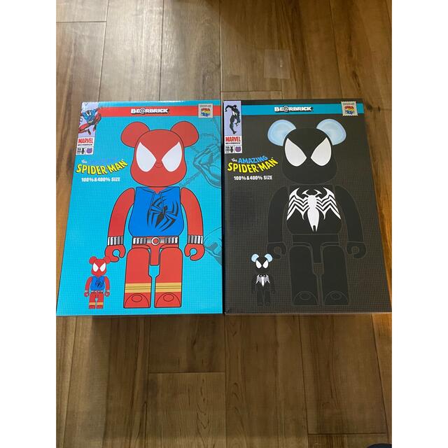 BE@RBRICK SPIDER-MAN 100% & 400%