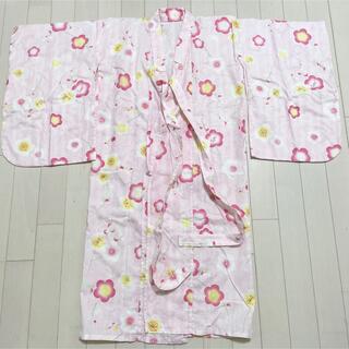 ユニクロ(UNIQLO)の浴衣 ピンク 女の子 105〜115センチ(甚平/浴衣)