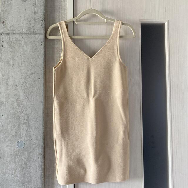 新品タグ付き♡CLANE V/N TIGHT LONG TANK TOP ニット