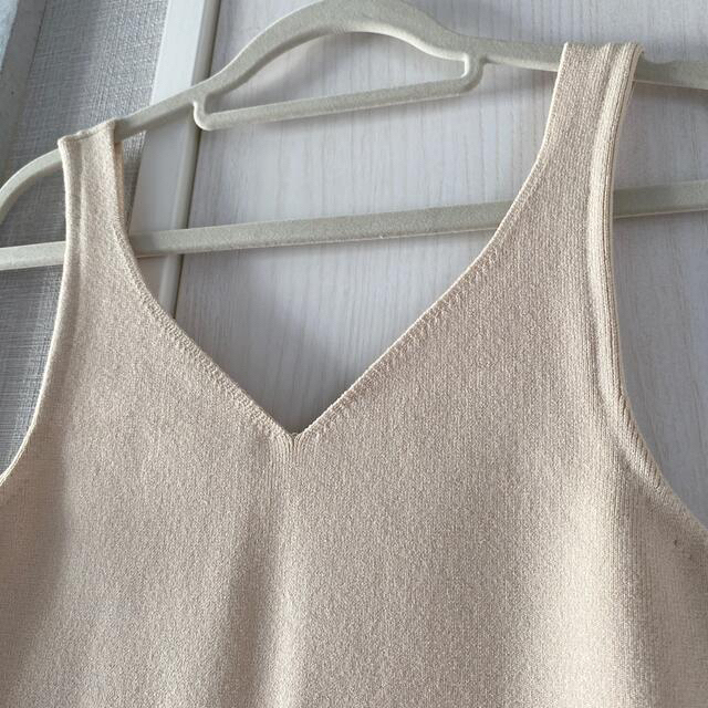 新品タグ付き♡CLANE V/N TIGHT LONG TANK TOP ニット