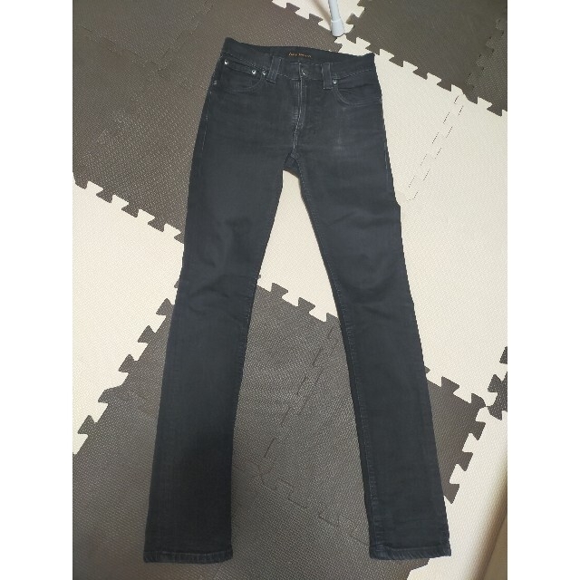 Nudie Jeans(ヌーディジーンズ)のNudie Jeans ヌーディジーンズ 黒 スキニーデニムパンツ メンズのパンツ(デニム/ジーンズ)の商品写真