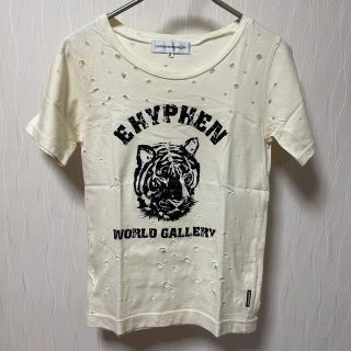 イーハイフンワールドギャラリー(E hyphen world gallery)のE hyphen world gallery♡穴あきデザインTシャツ(Tシャツ(半袖/袖なし))