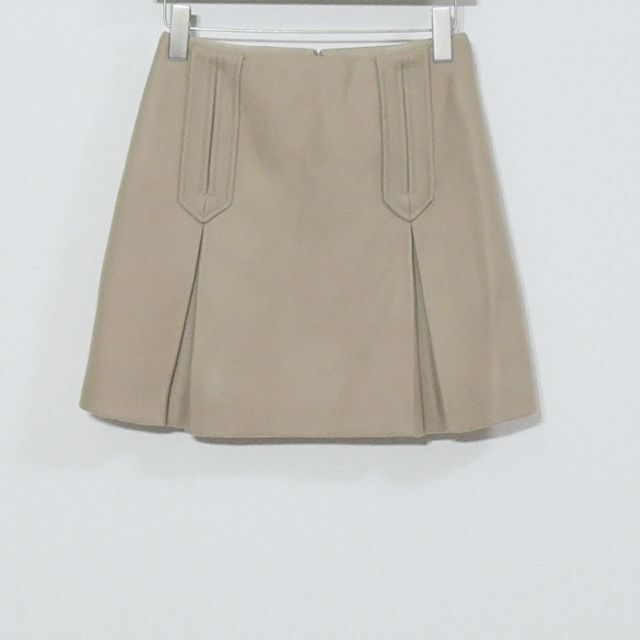 カルヴェン CARVEN ウール スカート レディース 36 ベージュ ボトムス 8