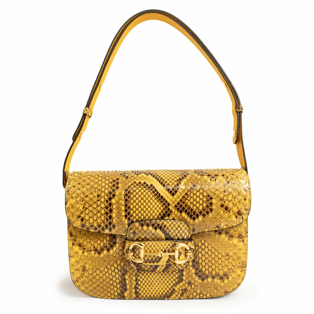 Gucci - グッチ パイソン ホースビット 1955 ショルダーバッグ(未使用