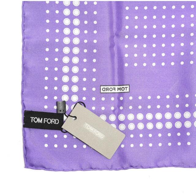 TOM FORD(トムフォード)の【TOM FORD/トムフォード】新品/未使用★最高級ポケットチーフ★2.5万円 メンズのファッション小物(ハンカチ/ポケットチーフ)の商品写真