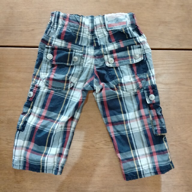 daddy oh daddy(ダディオーダディー)のチェックハーフパンツ 110cm キッズ/ベビー/マタニティのキッズ服男の子用(90cm~)(パンツ/スパッツ)の商品写真