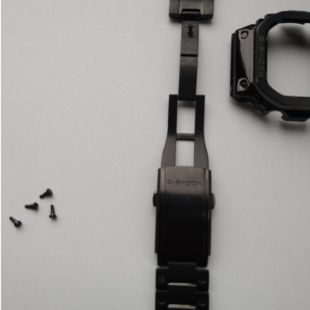 G-SHOCK(ジーショック)のG-SHOCK　メタルベゼル・ベルトセット　ブラック メンズの時計(腕時計(デジタル))の商品写真