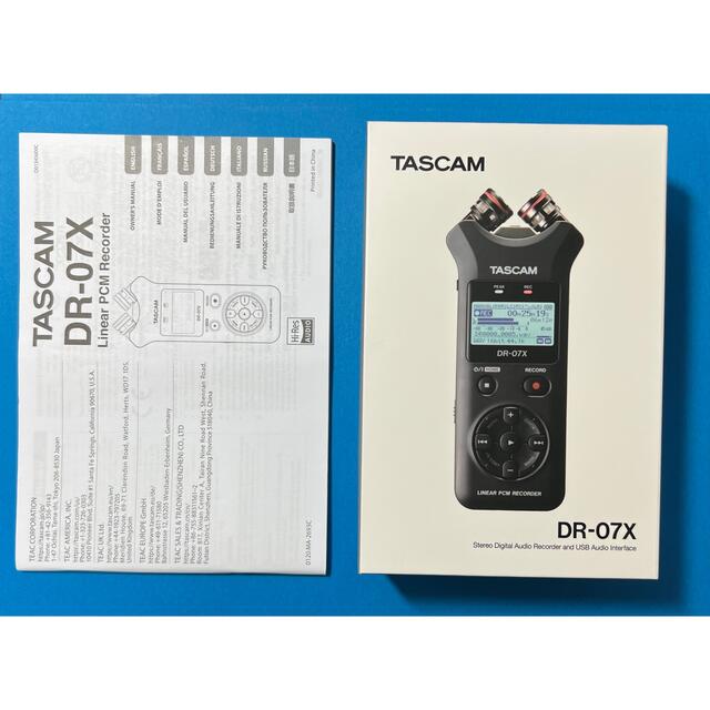 TASCAM DR-07X ステレオデジタルレコーダー 美品 - オーディオ