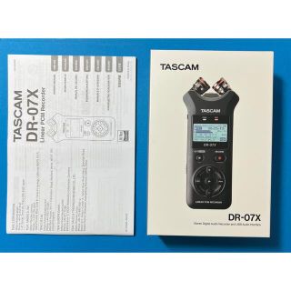 TASCAM DR-07X ステレオデジタルレコーダー　美品(オーディオインターフェイス)