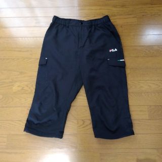 フィラ(FILA)のFILA　メンズハーフパンツ　ブラック〈XO〉(その他)