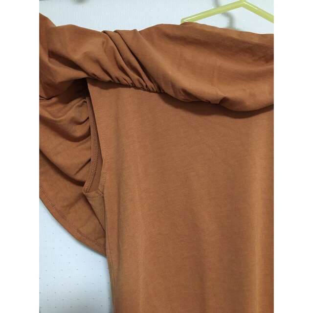 ZARA(ザラ)のフリル　トップス　刺繍 レディースのトップス(シャツ/ブラウス(半袖/袖なし))の商品写真