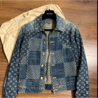 ルイヴィトン(LOUIS VUITTON)の【確実正規品】Louis Vuitton × nigo デニム ジャケット 44(Gジャン/デニムジャケット)