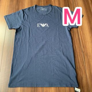 エンポリオアルマーニ(Emporio Armani)の【新品】EMPORIO ARMANI アルマーニ Tシャツ メンズ 紺 M(Tシャツ/カットソー(半袖/袖なし))