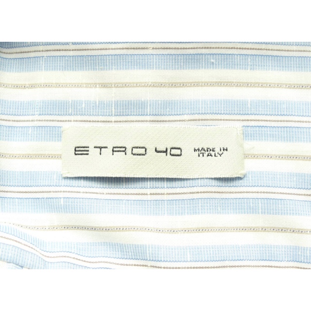 ETRO(エトロ)の55,000円新品ETROエトロ②まるでリネン質感着心地【45cm＝日本4XL】 メンズのトップス(シャツ)の商品写真