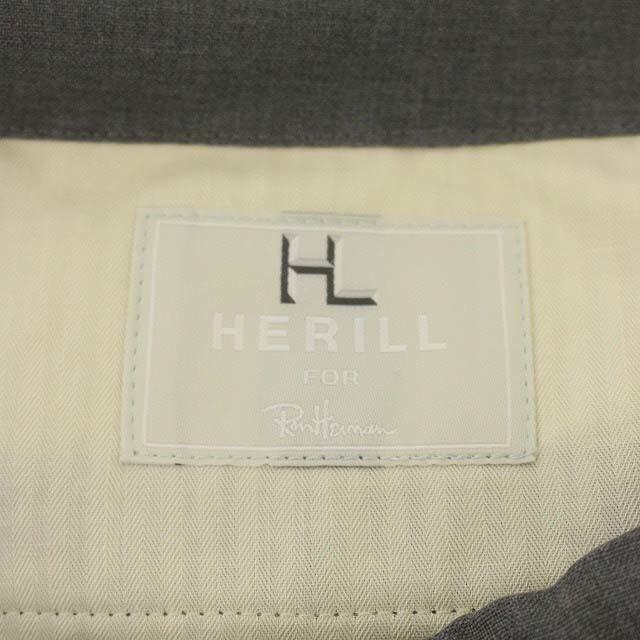 ヘリル HERILL ロンハーマン別注 イージーパンツ ドロスト 0 グレー メンズのパンツ(スラックス)の商品写真
