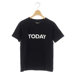 アザー(other)のオブリ OBLI カットソー Tシャツ 半袖 コットン ロゴTシャツ F 黒(Tシャツ(半袖/袖なし))