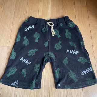 アナップキッズ(ANAP Kids)の値下げ　タオル生地ハーフパンツ　サボテン柄(パンツ/スパッツ)