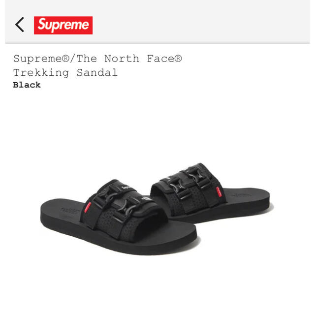 Supreme - The North Face Supreme Trekking Sandalの通販 by ぺーろん8884's shop