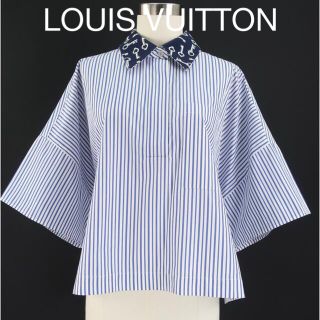 ルイヴィトン(LOUIS VUITTON)のルイヴィトン　ストライプシャツ　オーバーシャツ(シャツ/ブラウス(半袖/袖なし))